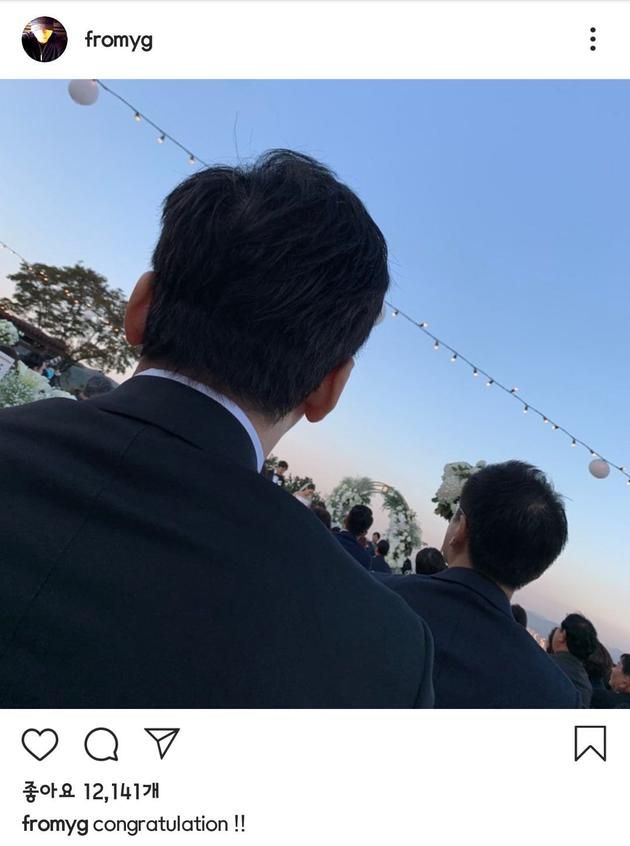 YG前社长梁铉锡晒照参加权志龙姐姐婚礼 被痛斥：放过GD吧