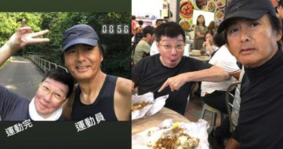 周潤發近況如何？周潤發帶蘇施黃登山后大牌檔吃飯接地氣